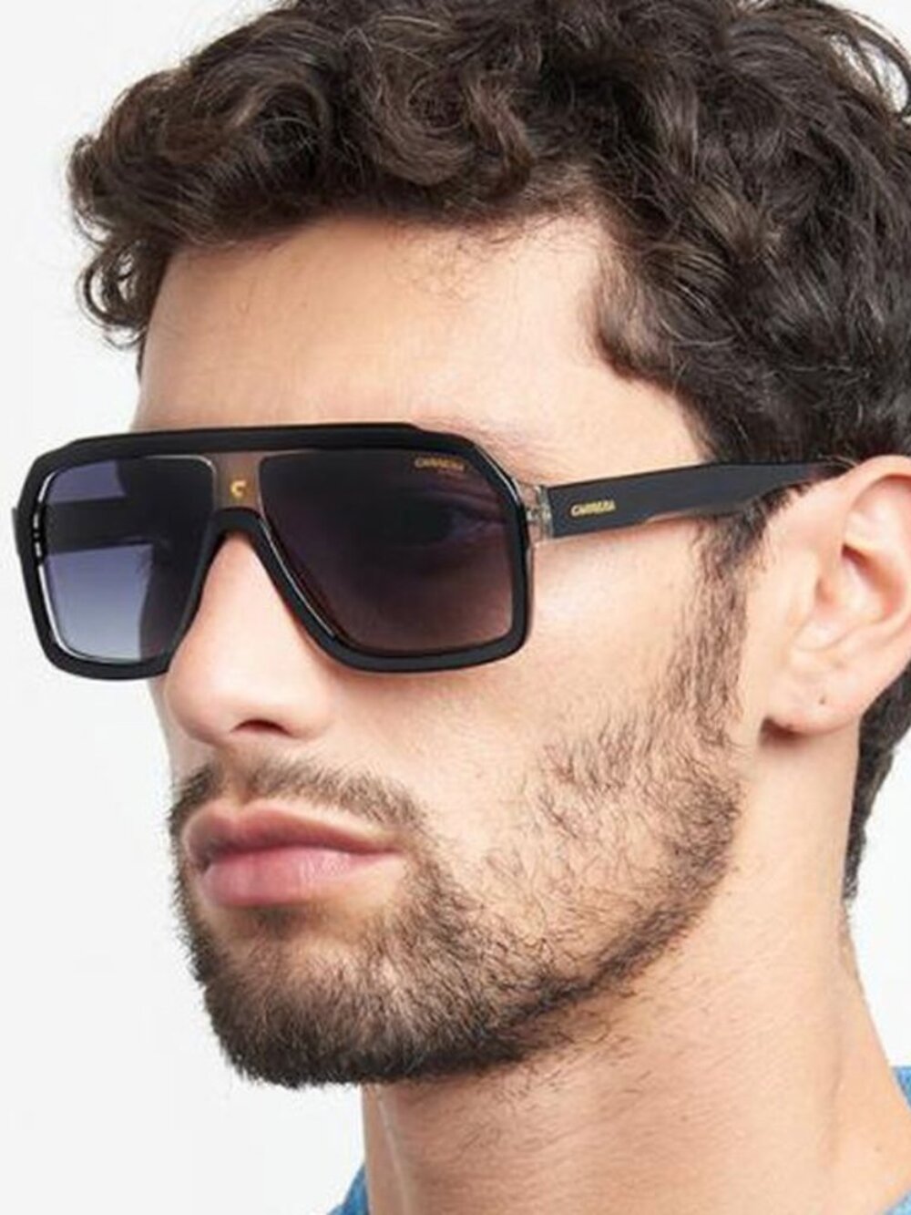 Carrera 1053 Black Sunglasses with Case and dust cloth